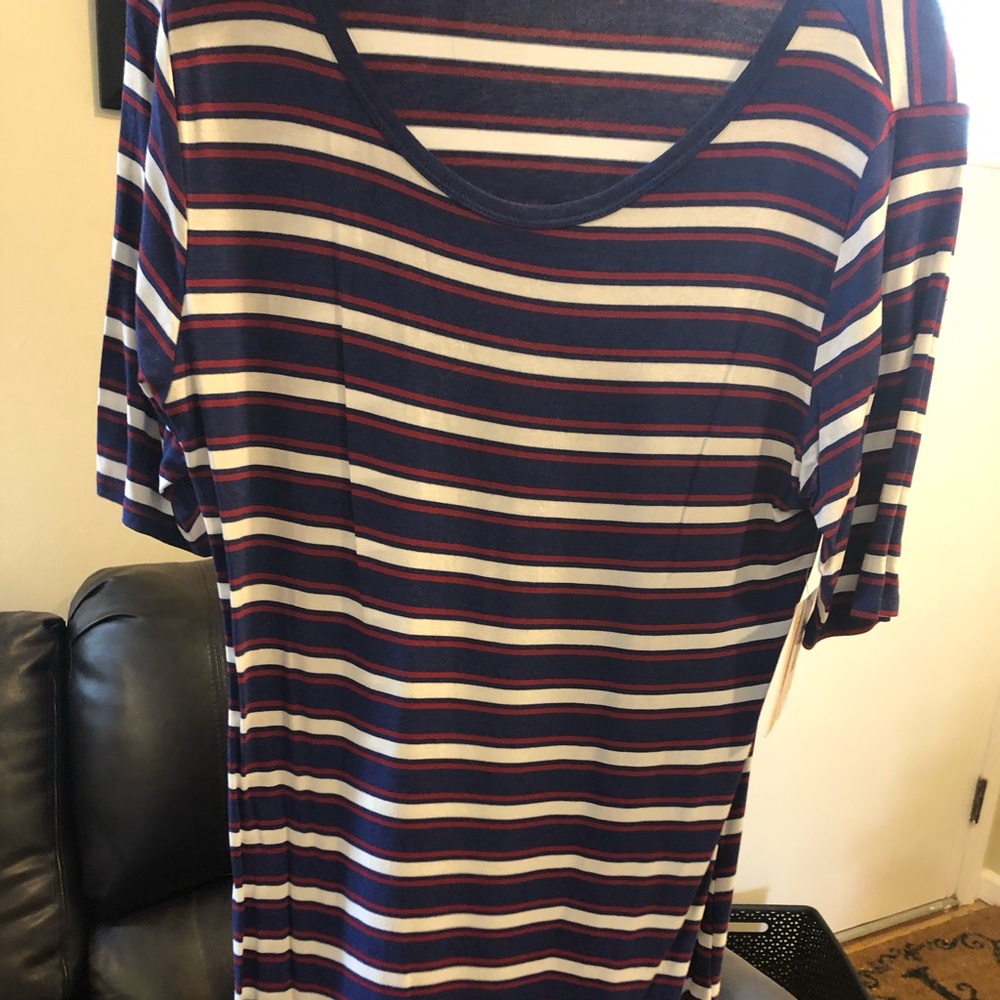 LulaRoe Julia Striped Dress